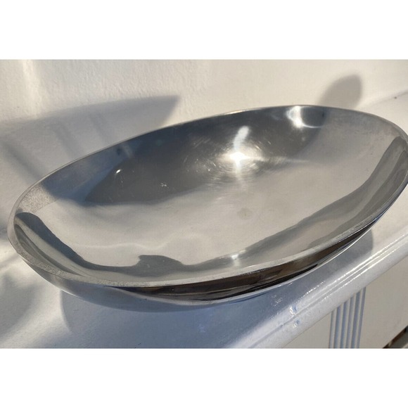 Gift For Her Designer Nima Oberoi-Lunares Large Aluminum Bowl MSRP $379 - Picture 6 of 14